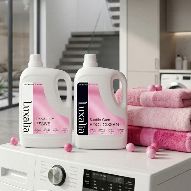 Duo bubble gum lessive + adoucissant | Luxalia