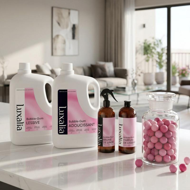 Pack soin du linge bubble gum | Luxalia