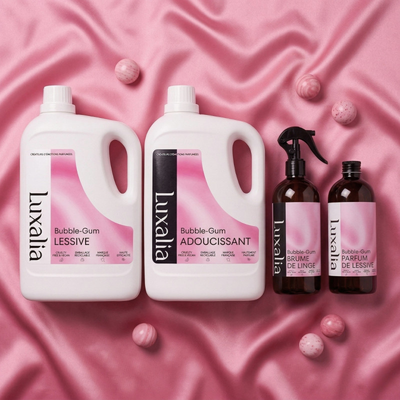 Pack soin du linge bubble gum | Luxalia