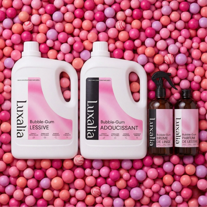 Pack soin du linge bubble gum | Luxalia