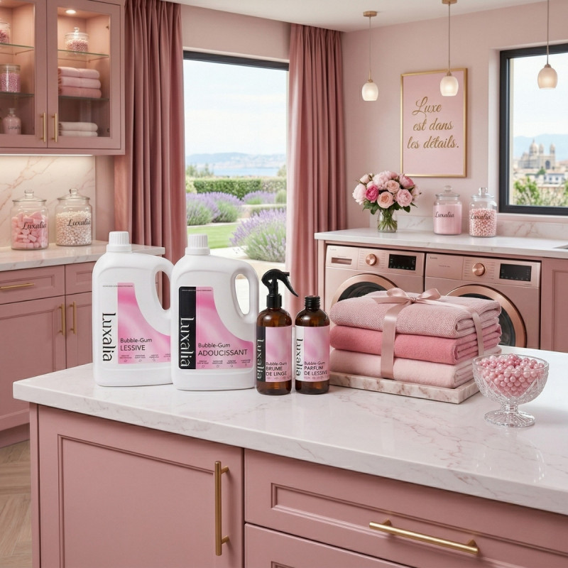 Pack soin du linge bubble gum | Luxalia