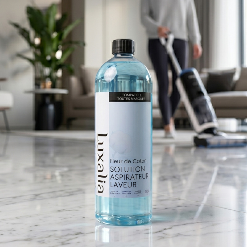 Solution aspirateur laveur fleur de coton | Luxalia