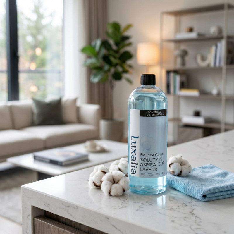 Solution aspirateur laveur fleur de coton | Luxalia