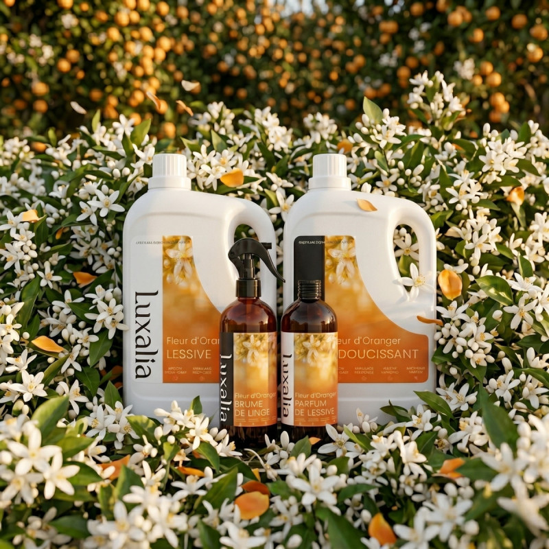 Pack soin du linge musc blanc (white musk) | Luxalia