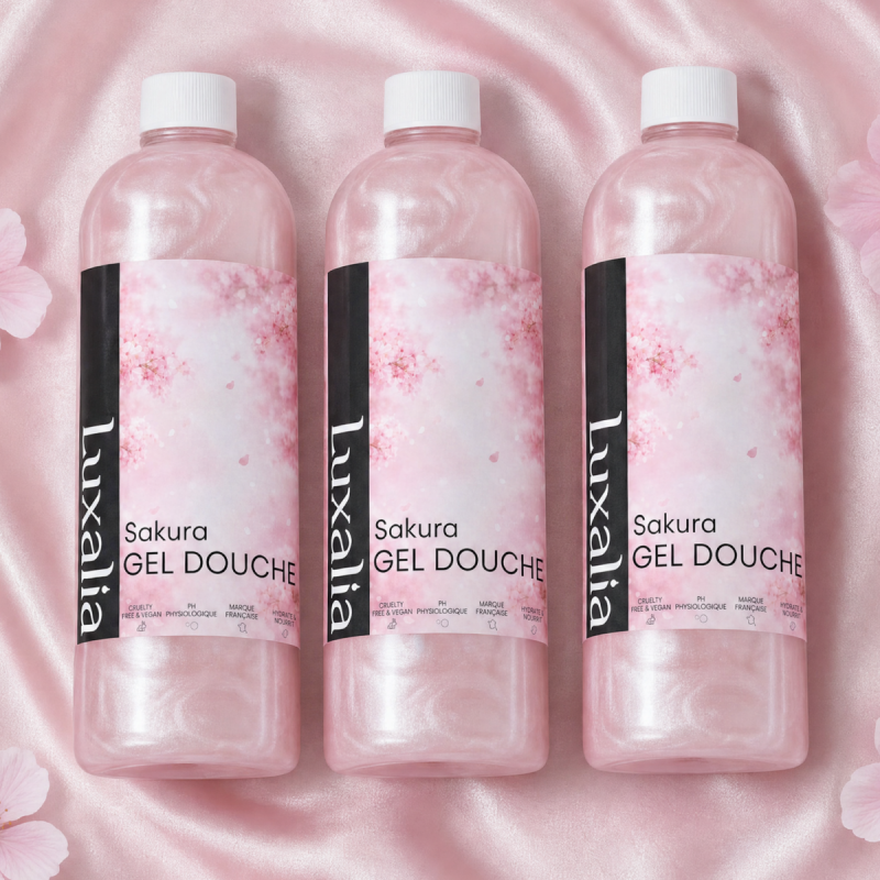 Lot de 3 gels douche Sakura | Luxalia