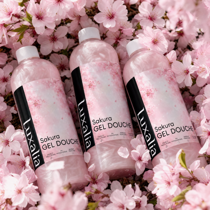 Lot de 3 gels douche Sakura | Luxalia