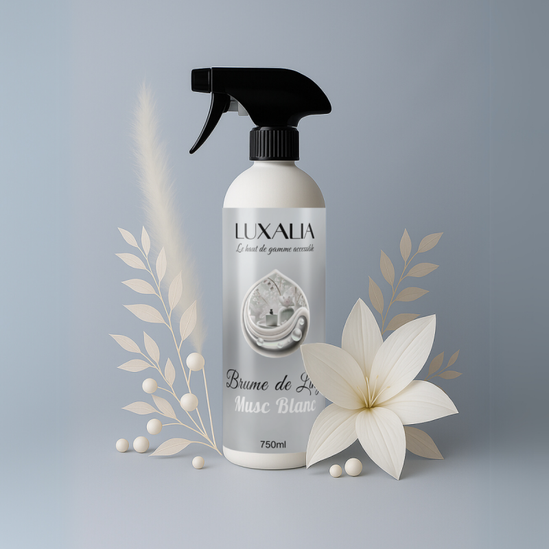 Brume de Linge Haute Qualité Musc Blanc - LUXALIA