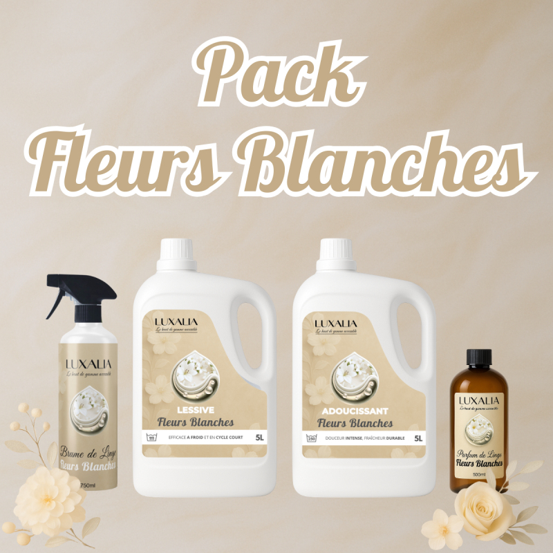 Pack Fleurs Blanches - LUXALIA