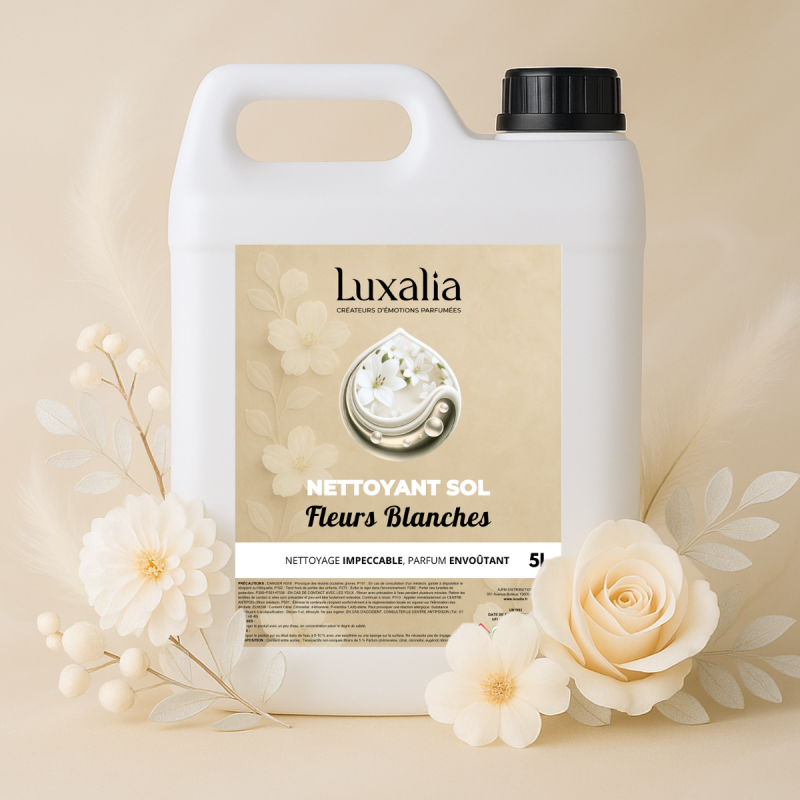 NETTOYANT SOL FLEURS BLANCHES - INTENSE - LUXALIA
