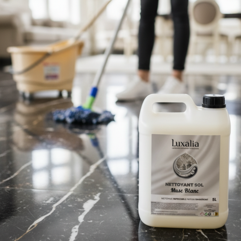 NETTOYANT SOL MUSC BLANC - INTENSE - LUXALIA