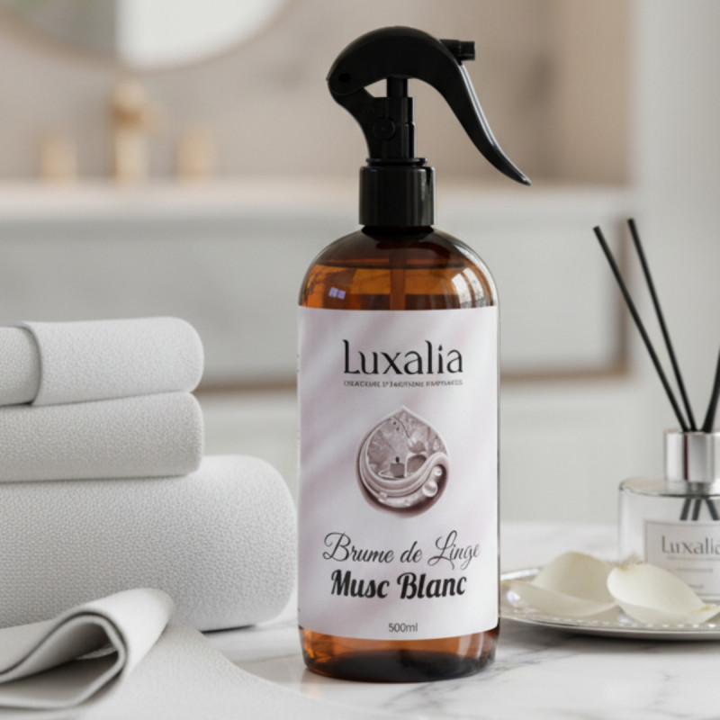 Brume de Linge Haute Qualité Musc Blanc - LUXALIA