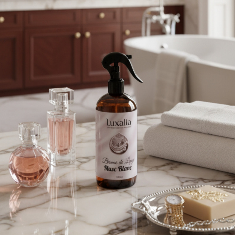 Brume de Linge Haute Qualité Musc Blanc - LUXALIA