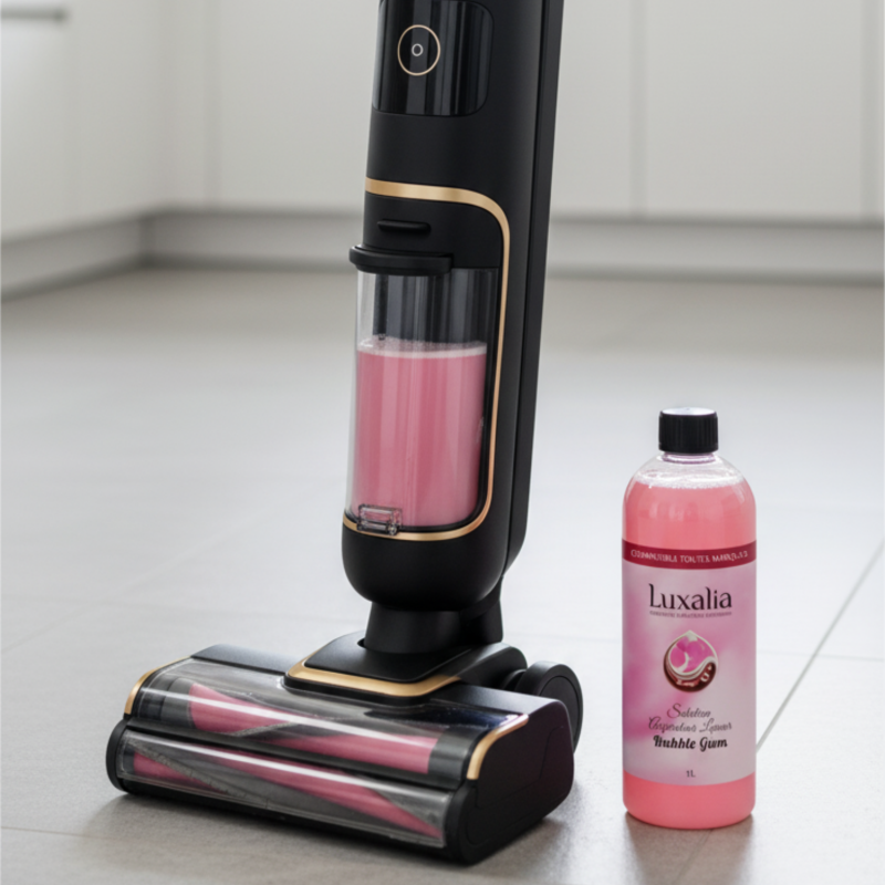 Solution Aspirateur Laveur Musc Blanc - Compatible toutes marques - LUXALIA