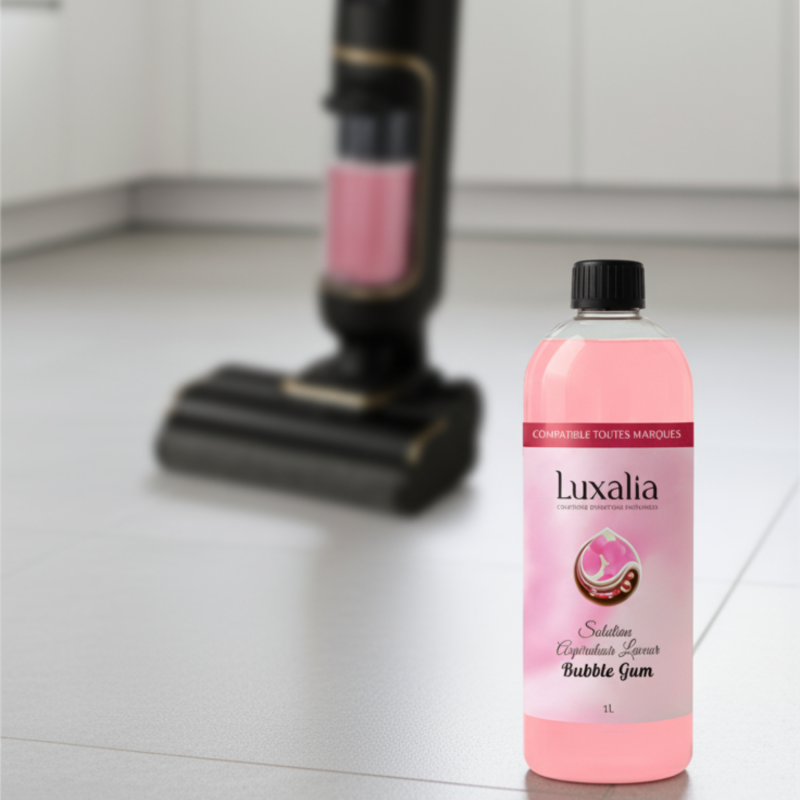 Solution Aspirateur Laveur Musc Blanc - Compatible toutes marques - LUXALIA