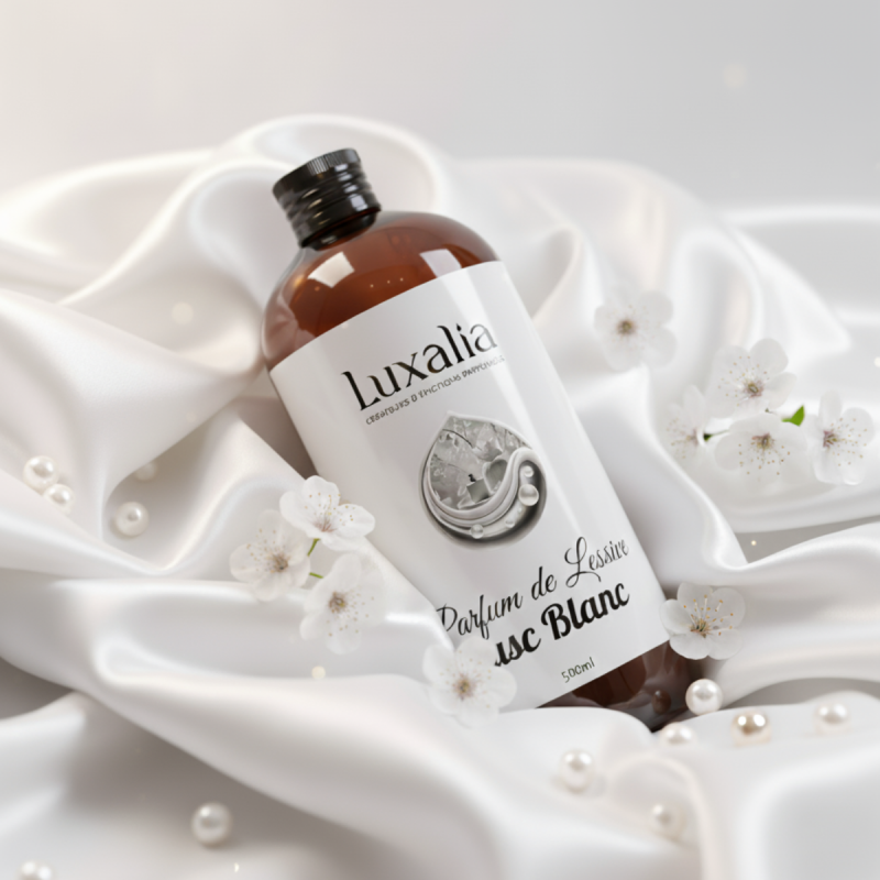 Parfum de Lessive Musc Blanc Haut de Gamme - LUXALIA