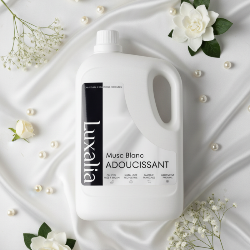 Adoucissant Musc Blanc Haut de Gamme - LUXALIA