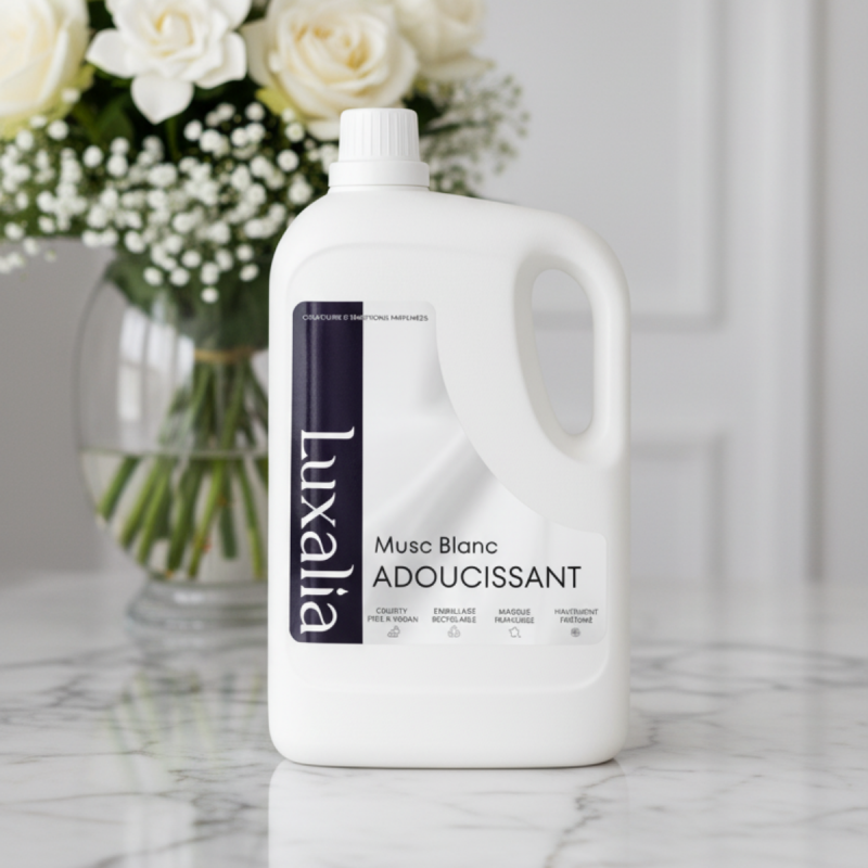Adoucissant Musc Blanc Haut de Gamme - LUXALIA