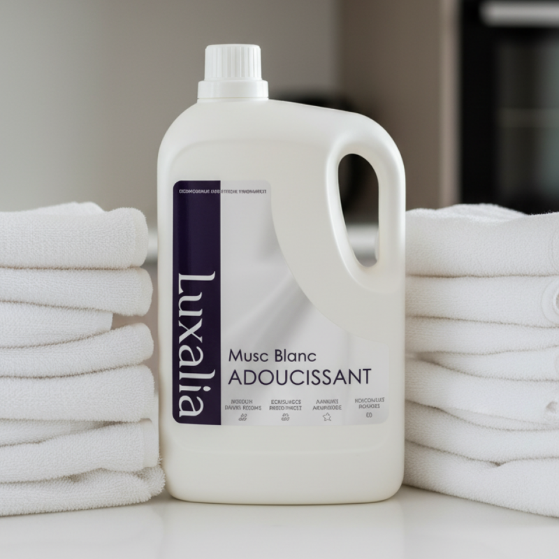 Adoucissant Musc Blanc Haut de Gamme - LUXALIA