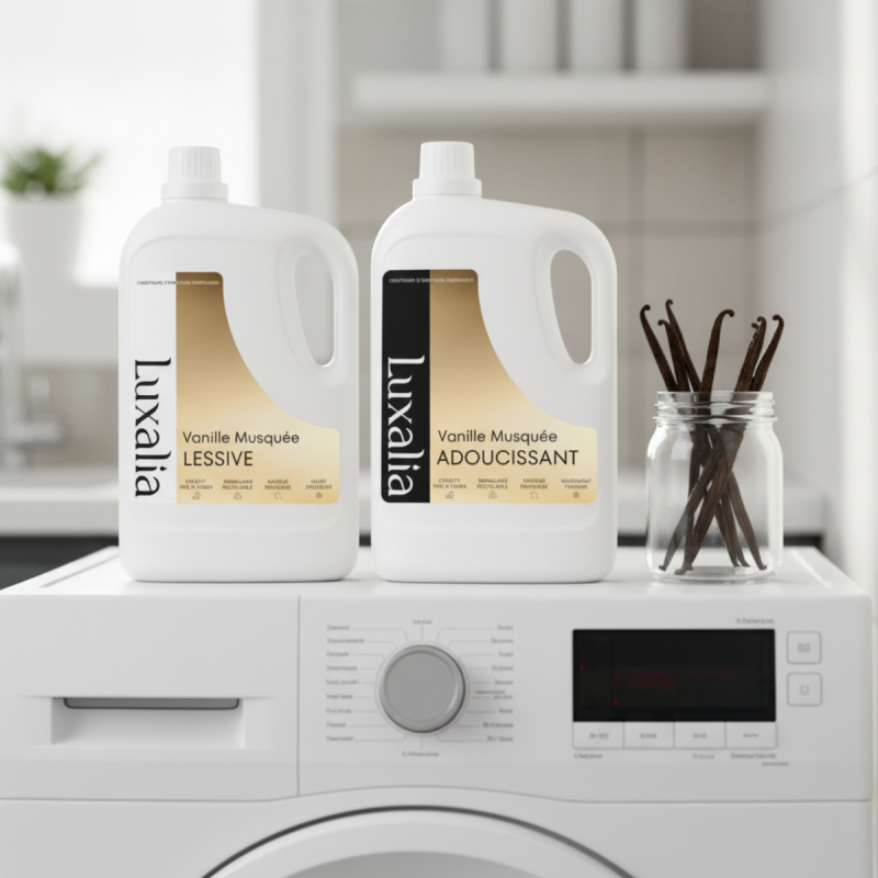 Duo vanille musquée lessive + adoucissant | Luxalia