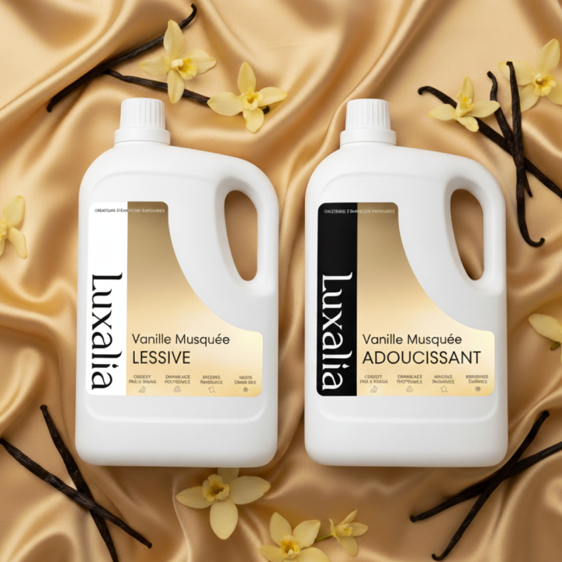Duo vanille musquée lessive + adoucissant | Luxalia