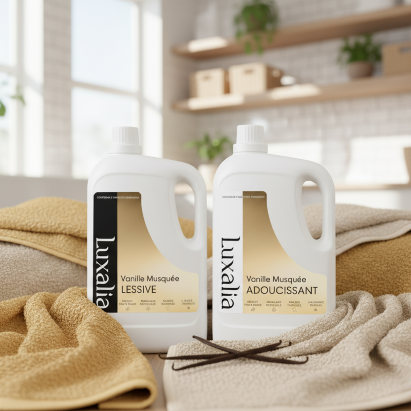 Duo vanille musquée lessive + adoucissant | Luxalia