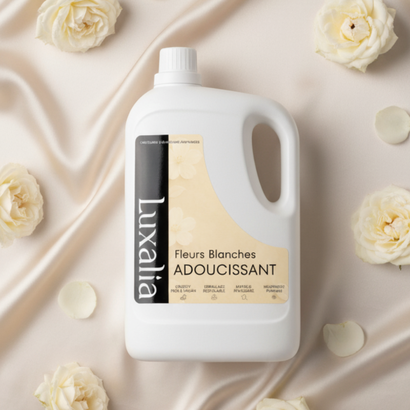 Adoucissant Fleurs Blanches Haut de Gamme - LUXALIA