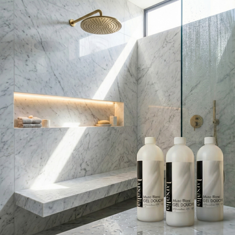 Lot de 3 Gels Douche Musc Blanc