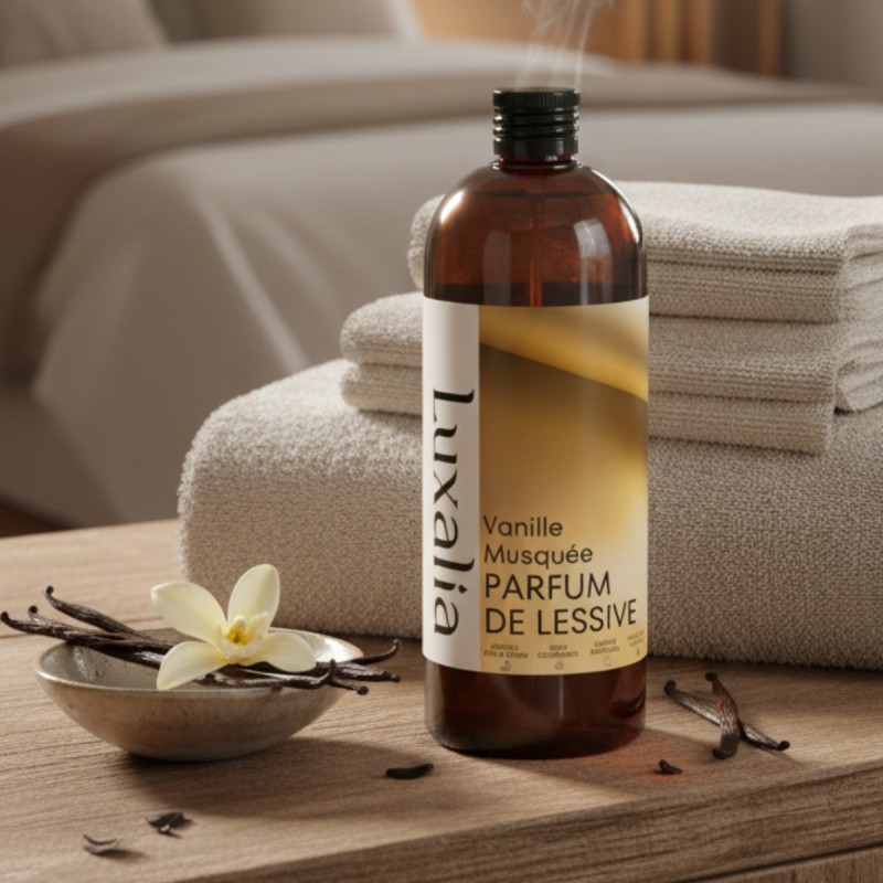 Parfum de Lessive Vanille Musquée Haut de Gamme - LUXALIA