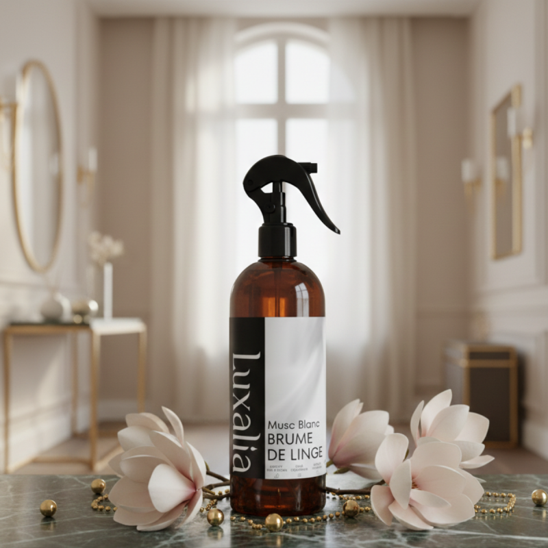 Brume de Linge Haute Qualité Musc Blanc - LUXALIA