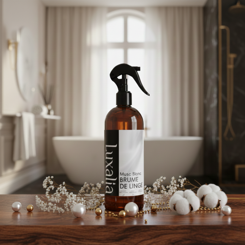 Brume de Linge Haute Qualité Musc Blanc - LUXALIA