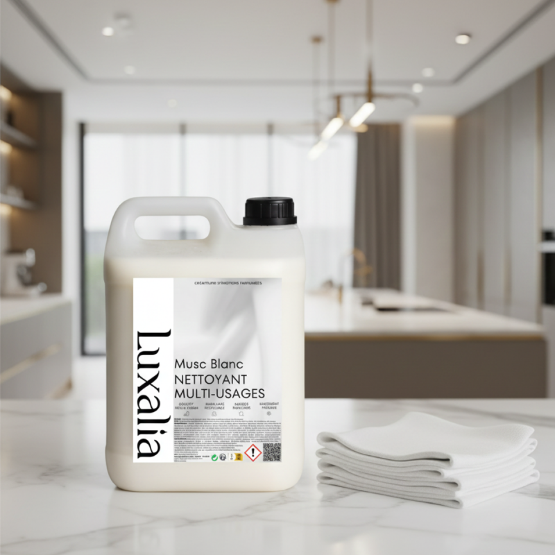 NETTOYANT SOL MUSC BLANC - INTENSE - LUXALIA