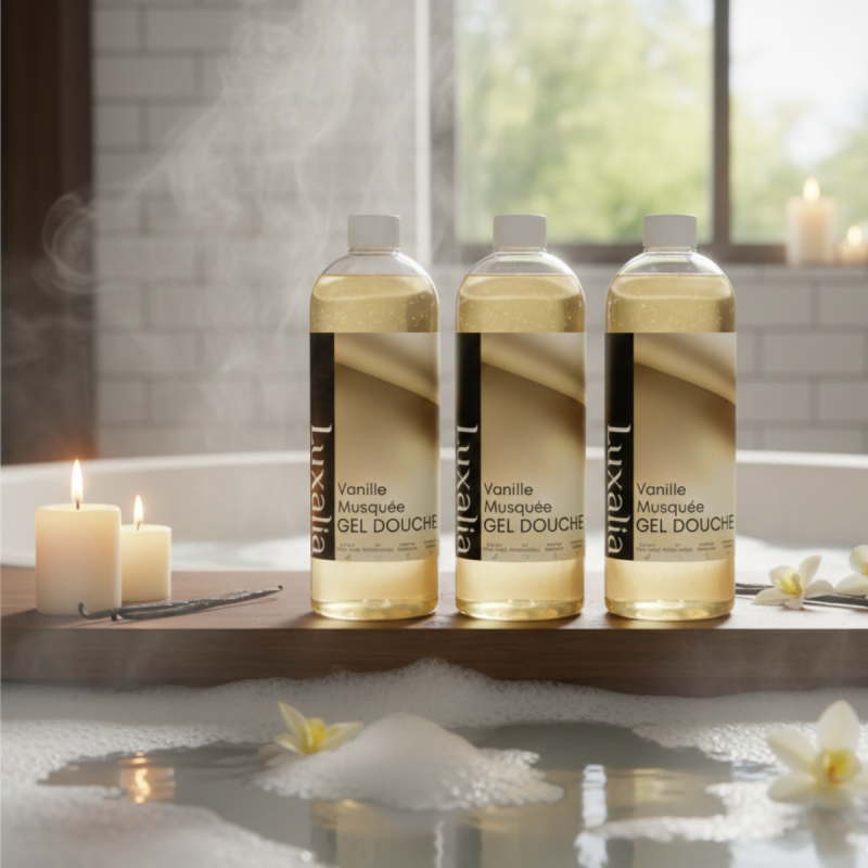 Lot de 3 Gels Douche Vanille Musquée