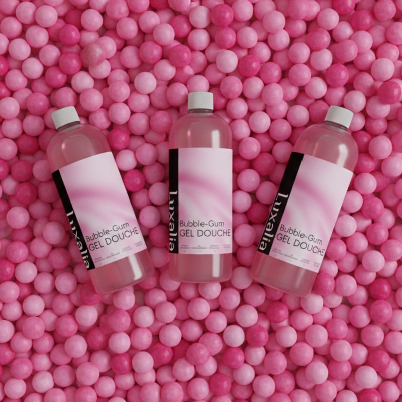 Lot de 3 gels douche bubble gum | Luxalia