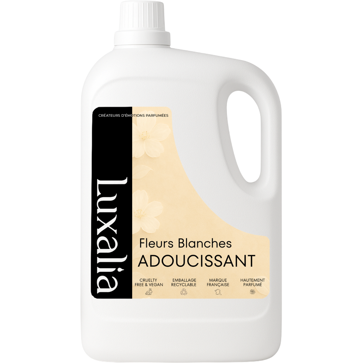 adoucissant fleurs blanches