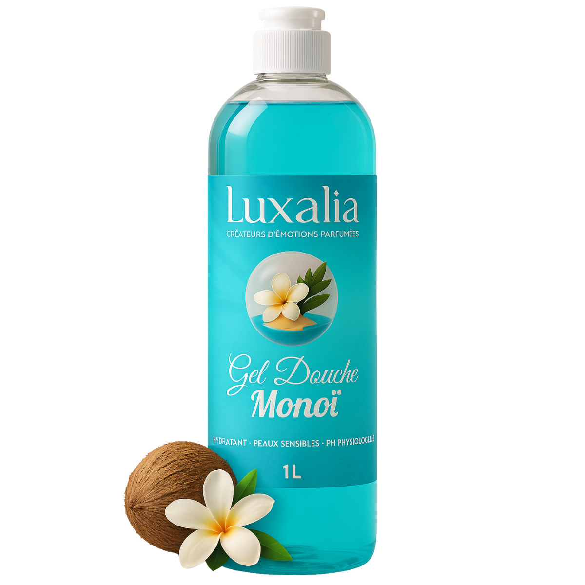 Gel douche au monoï