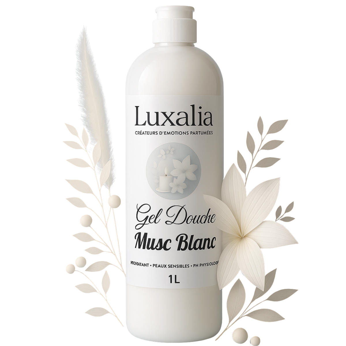 Gel douche au musc blanc