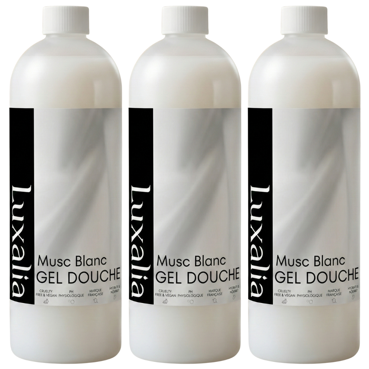 Gel douche au musc blanc