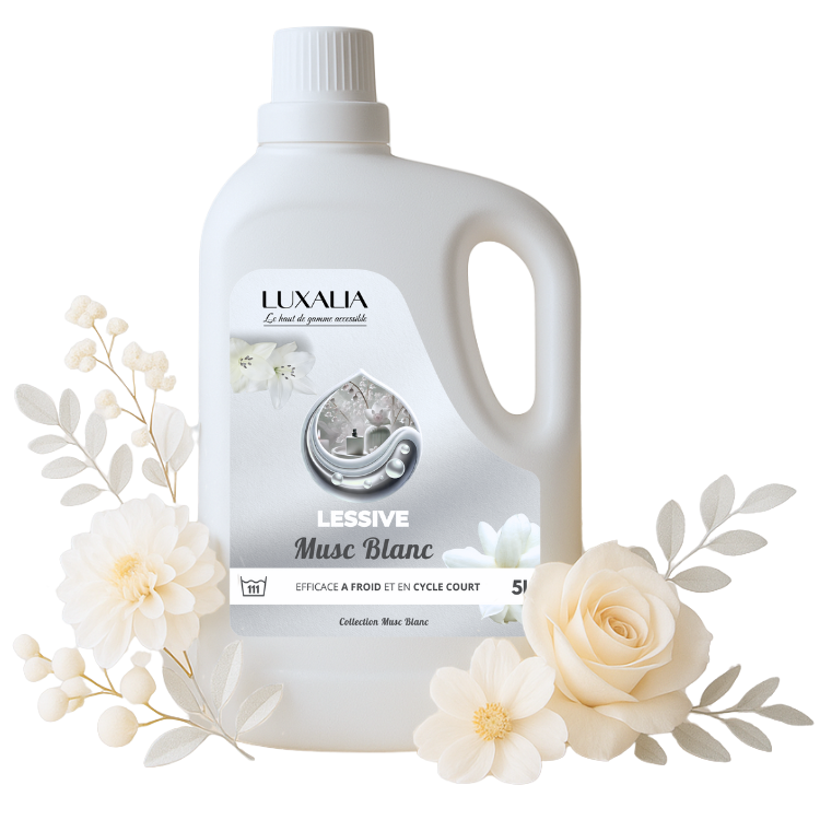 lessive au musc blanc