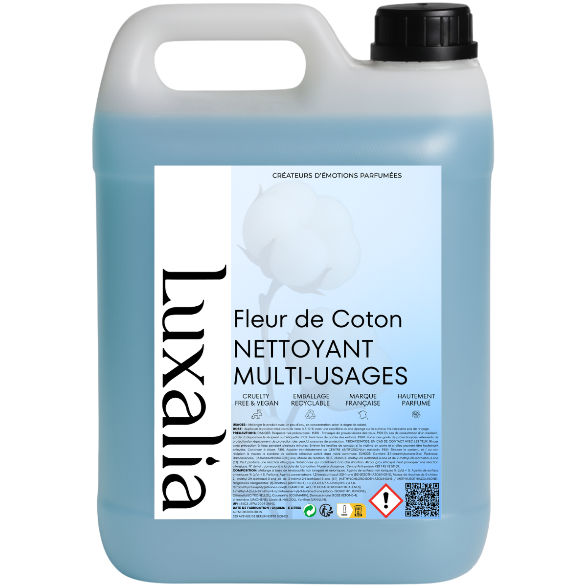Nettoyant Sol & Multi-Usages Fleur de Coton