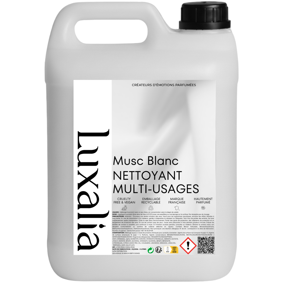 Nettoyant Sol & Multi-Usages Musc Blanc