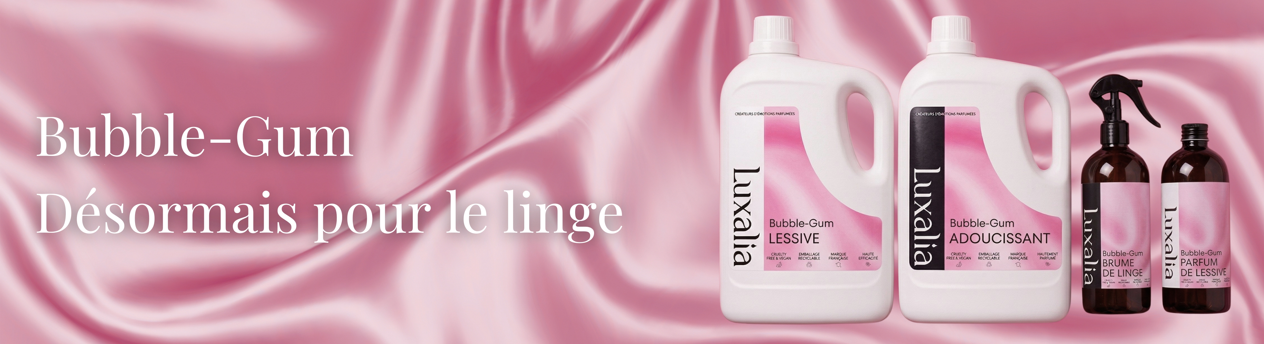 Bubble-Gum, désormais pour votre linge.